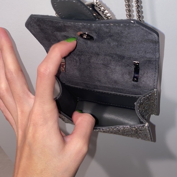 💎jimmy choo mini paris crossbody glitter/ Diamond bag💎 - Picture 7 of 7